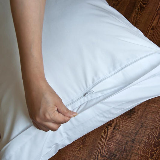 Pillow Protector with Rust-Proof Zipper