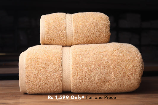 Luxury Bath Towel - Sandcastle Tan