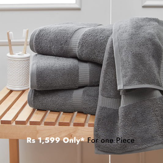 Luxury Bath Towel - Castlerock Gray